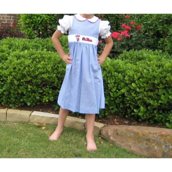 Vive La Fete Ole Miss Rebels Smocked Bishop main image 0